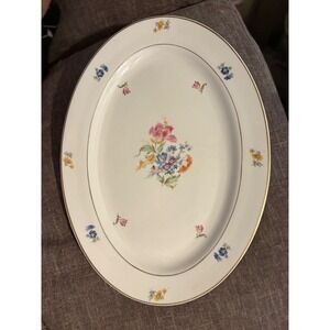 Empress Floral Serving Platter By Royal Jackson, ROJ32 Pattern,